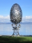 Preview: Egg Faberge Sculpture silver